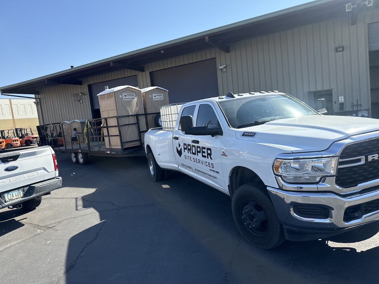 Proper Site Services - Fence & Porta-Potty Rentals project